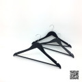 Black Wooden Hospitality Clothes Hanger for Hotel Coat Storage